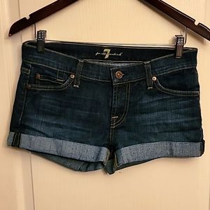 7 For All Mankind low-rise shorts
